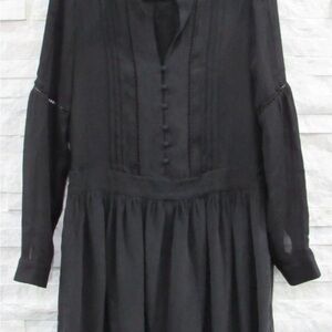 L'AGENCE Black Long Sleeve Dress